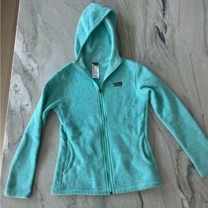 Patagonia Kids' Better Sweater fleece jacket with hood